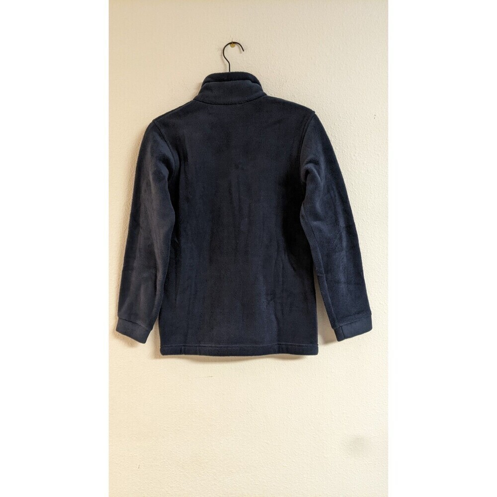 NEW~Kids COLUMBIA Navy Blue Full-Zip Long Sleeve Fleece Jacket Coat M (10/12) - Picture 6 of 11